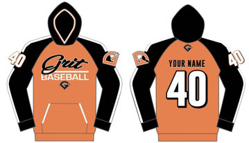 Picture of CUSTOM  SUBLIMATED ORANGE HOODIE