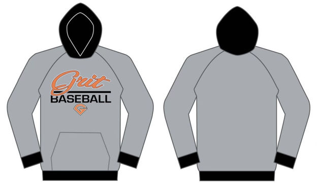 Picture of SUBLIMATED SILVER LONG SLEEVE HOODIE