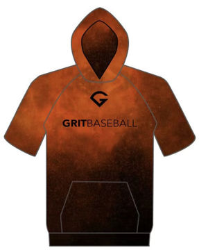 Picture of 2024 SUBLIMATED ORANGE  SHORT SLEEVE HOODIE