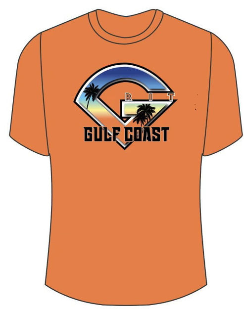 Picture of GRIT GULF COAST ORANGE  SUBLIMATED T SHIRT