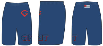 Picture of 2024 GRIT Custom Sublimated Blue  Shorts