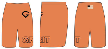 Picture of 2024 GRIT Custom Sublimated Orange  Shorts