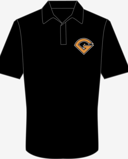 Picture of GRIT BLACK  POLO SUBLIMATED T SHIRT