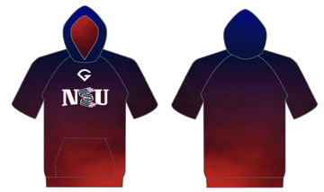 Picture of NEU SUBLIMATED BLUE SHORT SLEEVE HOODIE